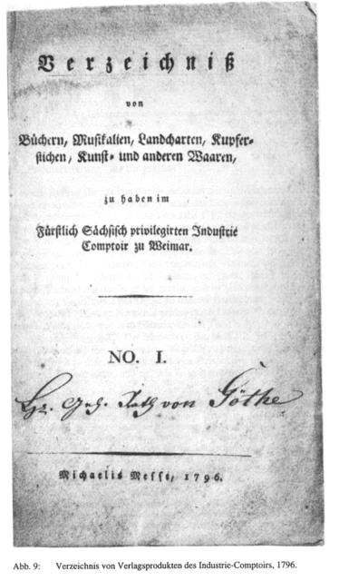 Page with text of varying sized configured in lines and a caption at the bottom of the image